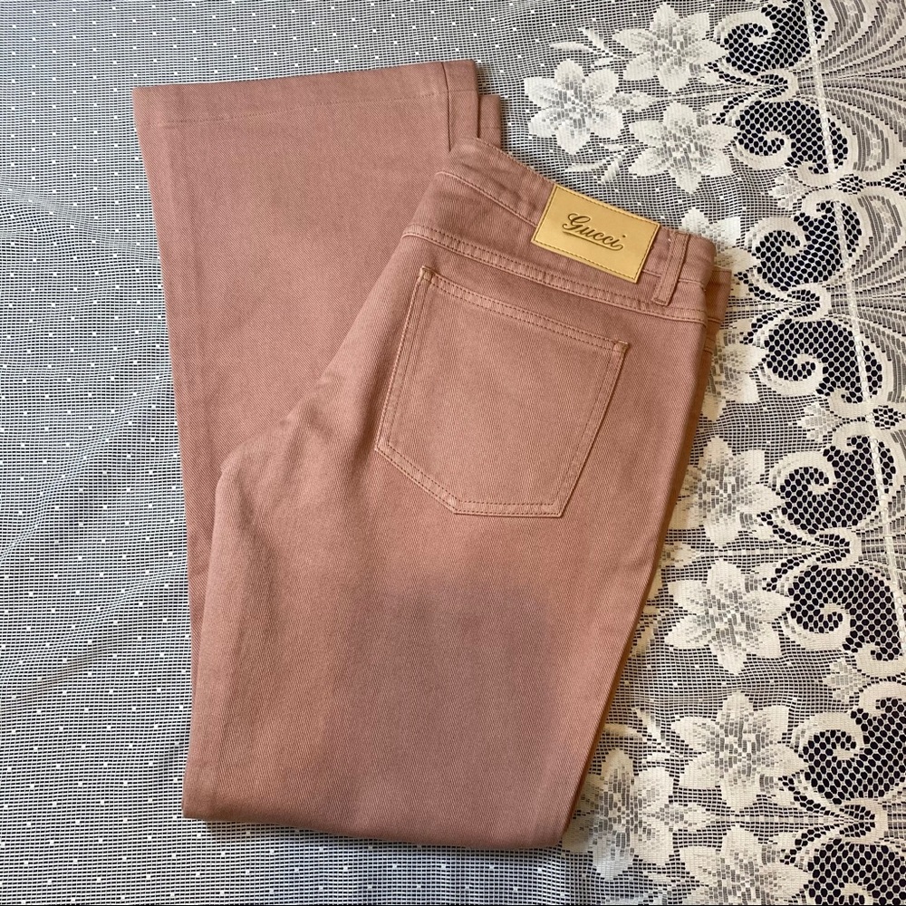 GUCCI pink jeans